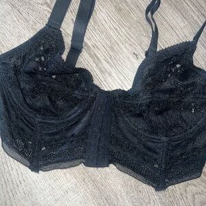 Intimately by Free People Midnight Lace Bra 32B